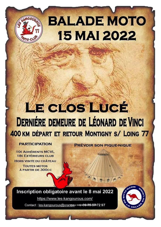 MANIFESTATION - Balade Moto - 15 Mai 2022 - Montigny S/ Loing (77) Image540