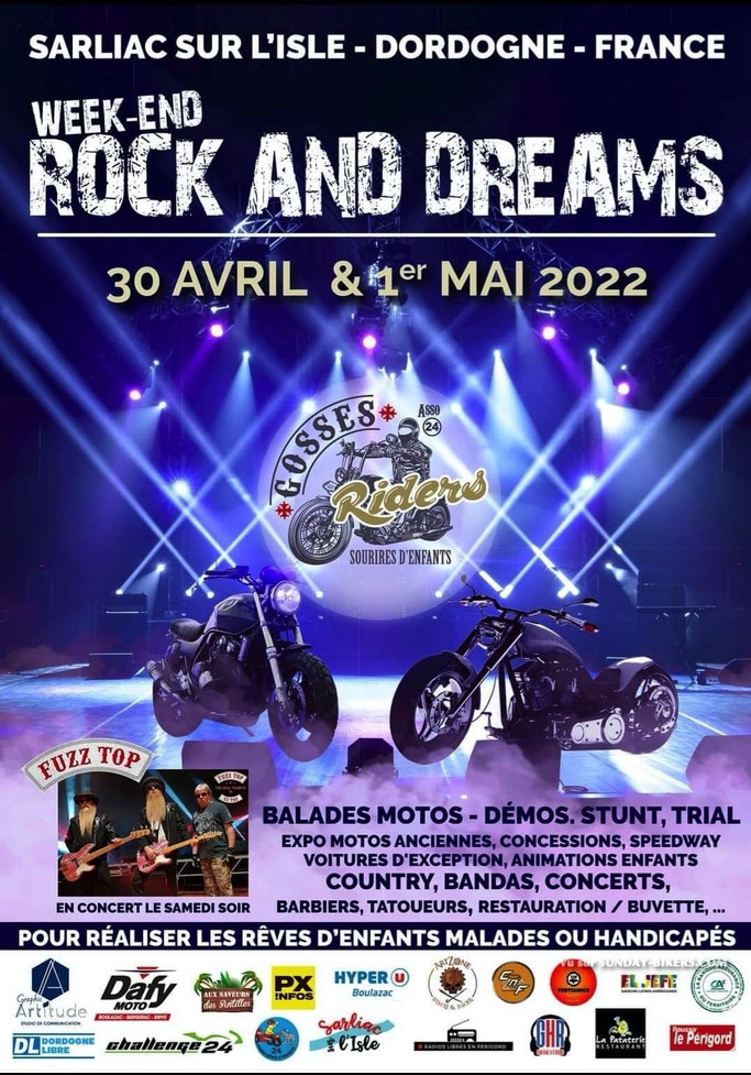 MANIFESTATION - Rock And Dreams - 30 Avril & 1er Mai 2022 - Sarlac sur L'Isle (Dordogne) Image587