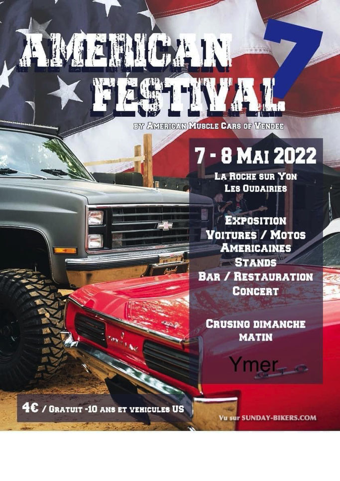 MANIFESTATION - AMERICAN Festival - 7 & 8 Mai 2022 La Roche Sur Yon (Les Oudairies ) Image591
