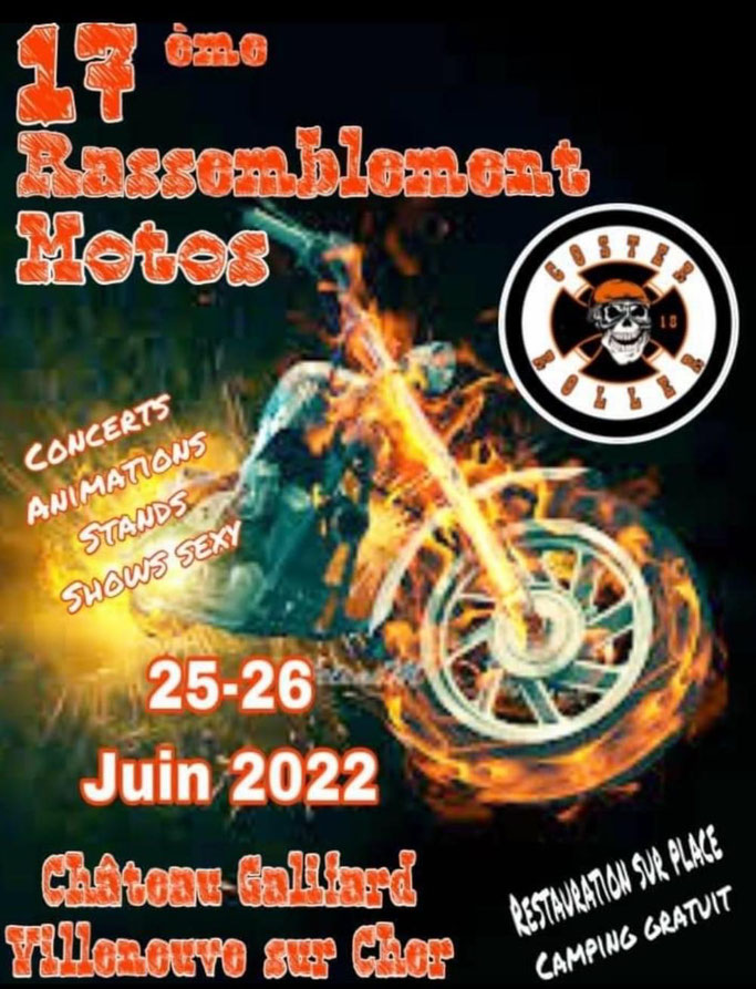 MANIFESTATION - 17ème Rassemblement Motos - 25 & 26 Juin 2022 - Villeneuve Sur Cher - Image646