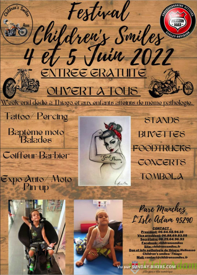 MANIFESTATION - Festival Children's Smiles - 4 & 5 Juin 2022 - L'Isle Adam (Parc Manchez) Image652