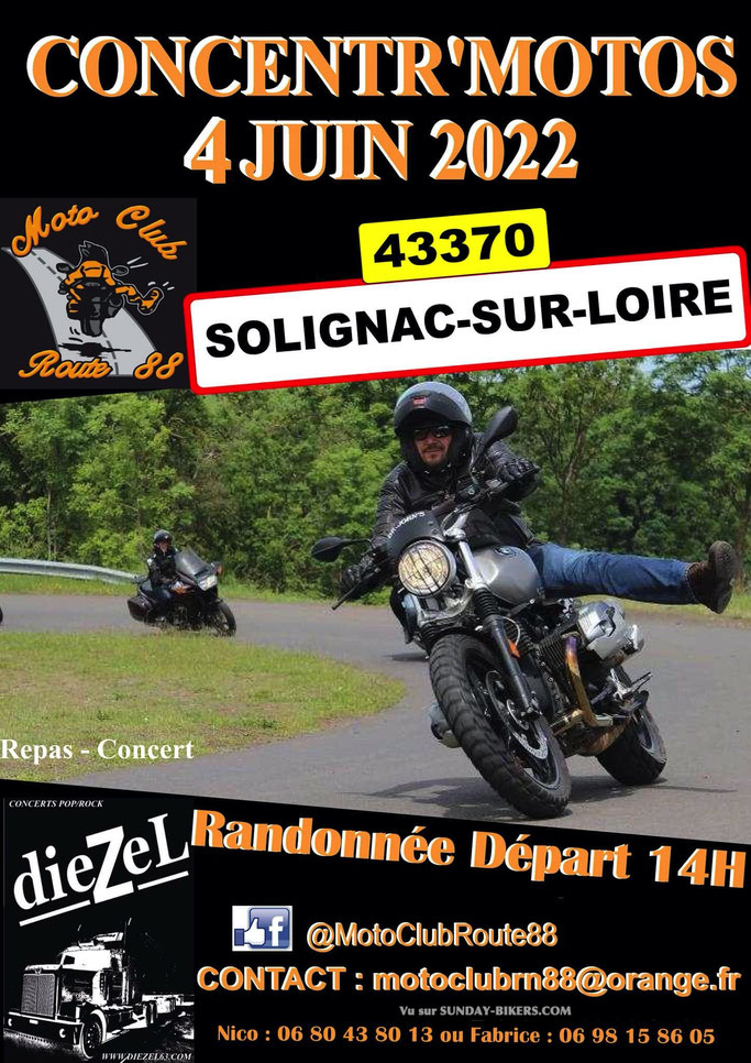 MANIFESTATION - Concentr'Motos- 4 Juin 2022 - Solignac - Sur -Loire Image653