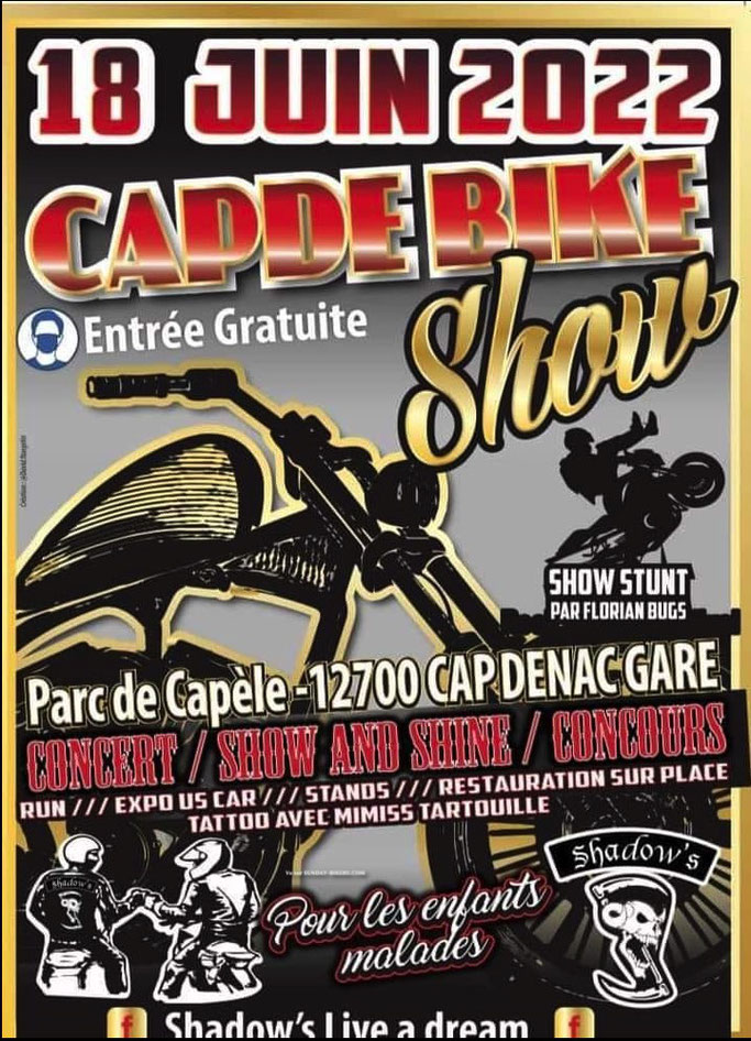 MANIFESTATION - Cap de Bike Show - 18 Juin 2022 - Parc de Capèle -12700) Cap denac Gare  Image670