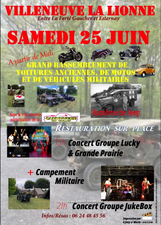 MANIFESTATION - Rassemblement de Voitures  et Motos   - 25 Juin 2022 - Villeneuve La Lionne   Image691