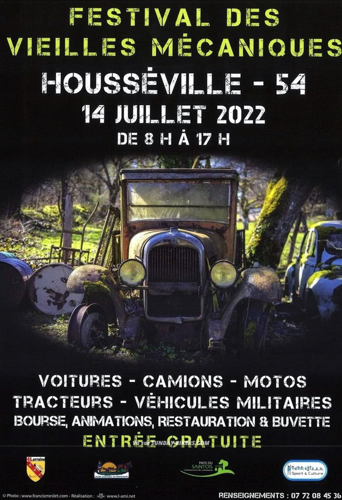 MANIFESTATION - Festival des Vieilles Mécaniques - 14 Juillet 2022 - Housséville (54) Image802