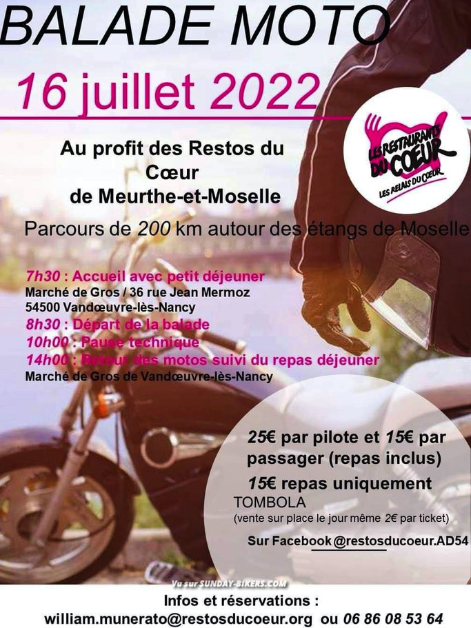 MANIFESTATION - Balade Moto - 16 Juillet 2022 - Vandoeuvre -lès -Nancy (54500) Image847