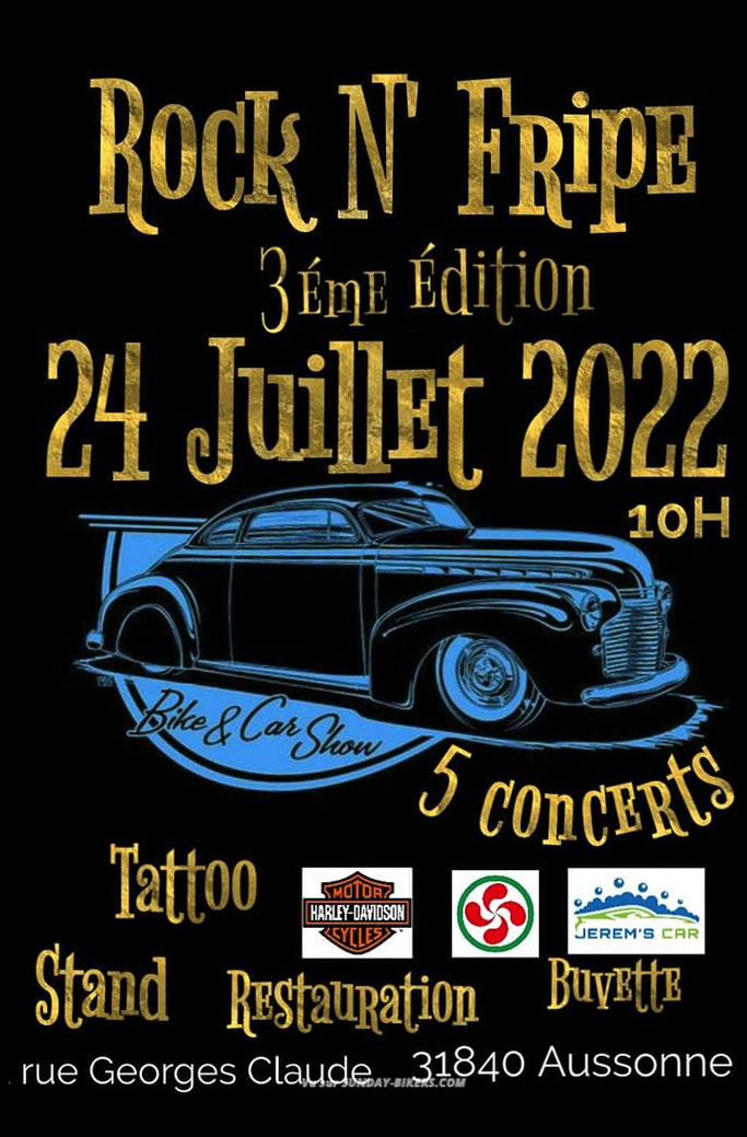 MANIFESTATION - Rock N 'Fripe - 24 Juillet 2022 - Aussonne (31840) Image848