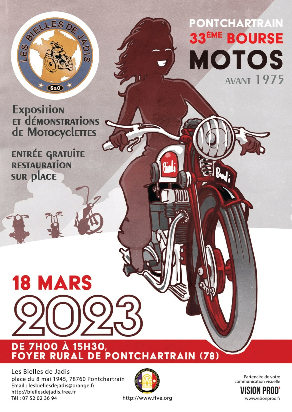 MANIFESTATION - 33 ème Bourse Motos - 18 Mars 2023 - Pontchartrain  (78) Jj10