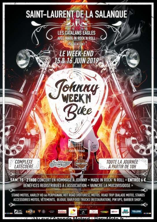 MANIFESTATION - Johnny Week'N Bike - 15 & 16 Juin 2019 - Saint - Laurent De La Salanque  Johnny10