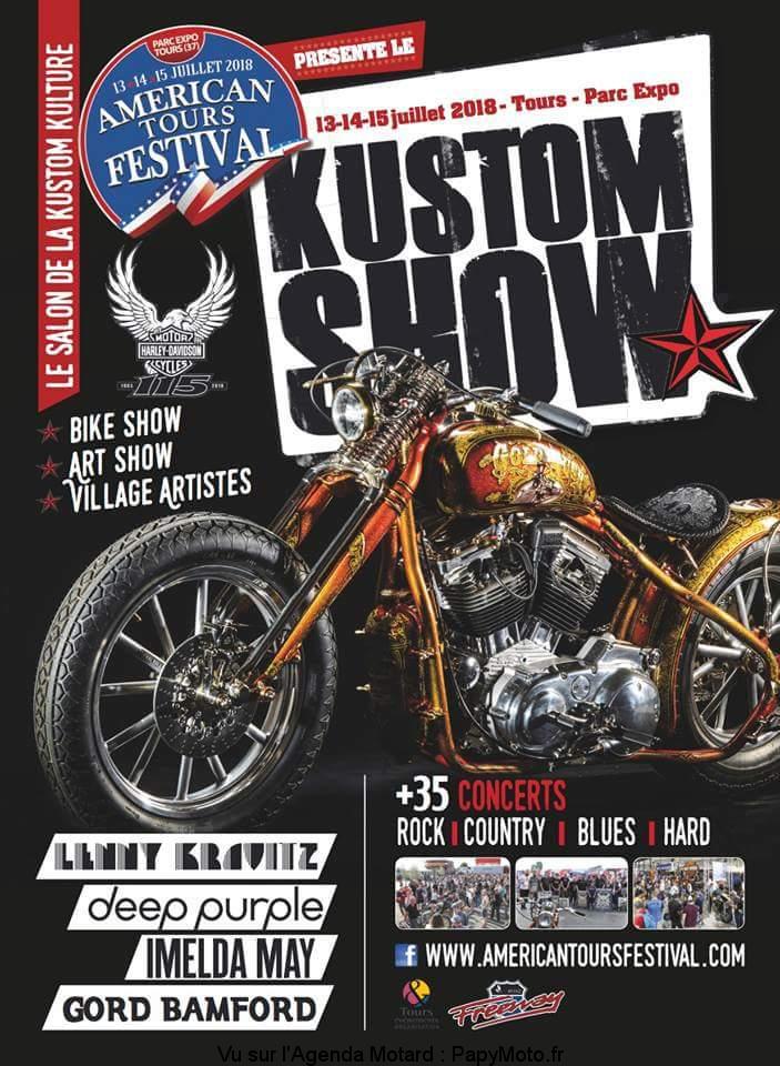 Rappel -AMERICAN TOURS  FESTIVAL - 13 - 14 - 15 juillet 2018 -Tours (37)  Kustom10