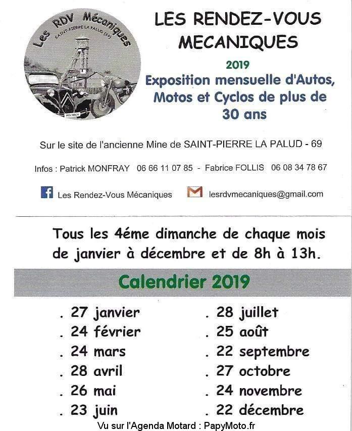 Rappel - Rendez - vous - Mécaniques  2019 -  24 Mars - Saint Pierre Le Palud (69) Les-re14