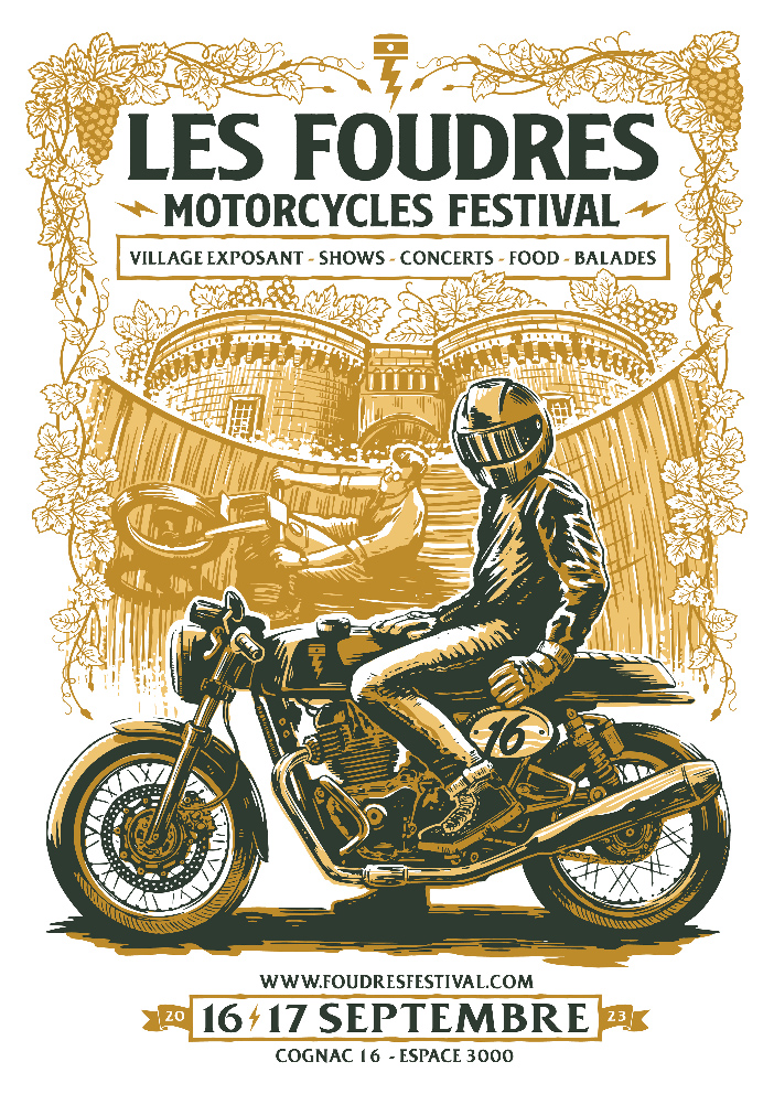 MANIFESTATION - Les Foudres Motorcycles Festival - 16 & 17 Septembre 2023 - Cognac (16)  Lesfou10