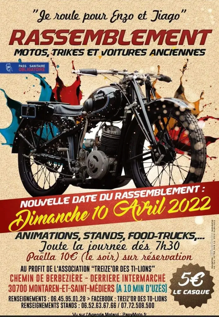 MANIFESTATION - Rassemblement - Dimanche 10 Avril 2022 - Montaren-et-Saint-Médiers (30700) Rassem60