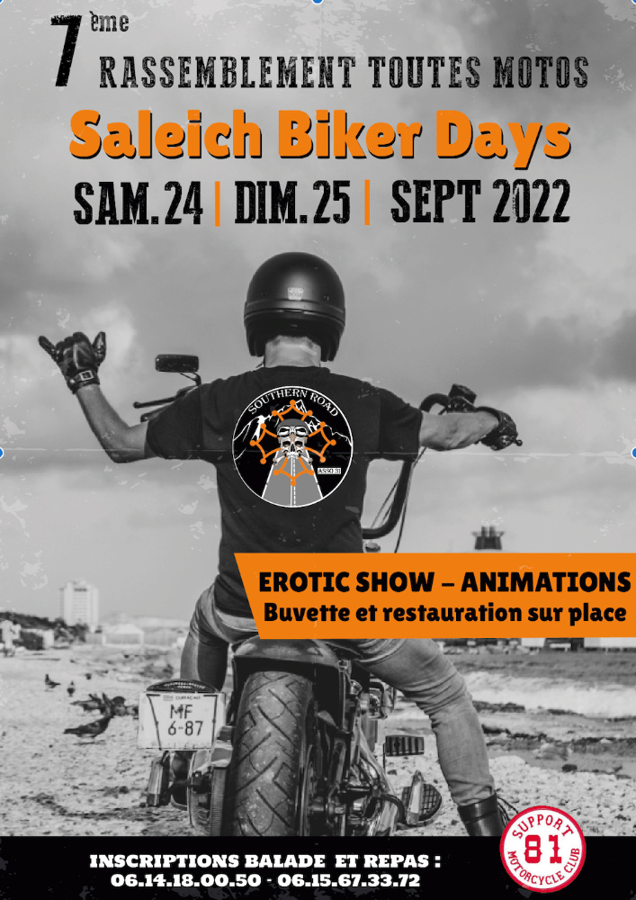 MANIFESTATION - 7 ème Rassemblement  toutes Motos - 24 & 25 Septembre 2022 - Saleich (31200) Rassem65