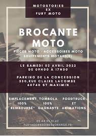 MANIFESTATION - Brocante Moto - Samedi 2 Avril 2022 - St Maximin ( 60740 )