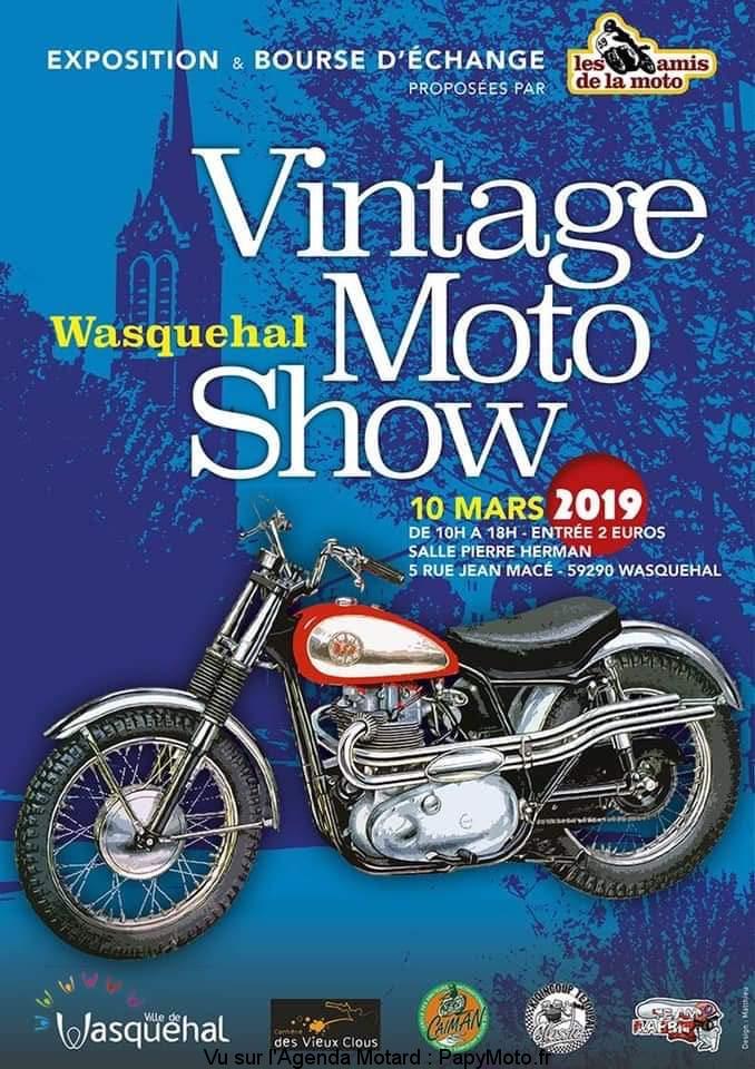 RAPPEL - Vintage Moto Show - 10 Mars 2019  - WASQUEHAL - (59290) Vintag13