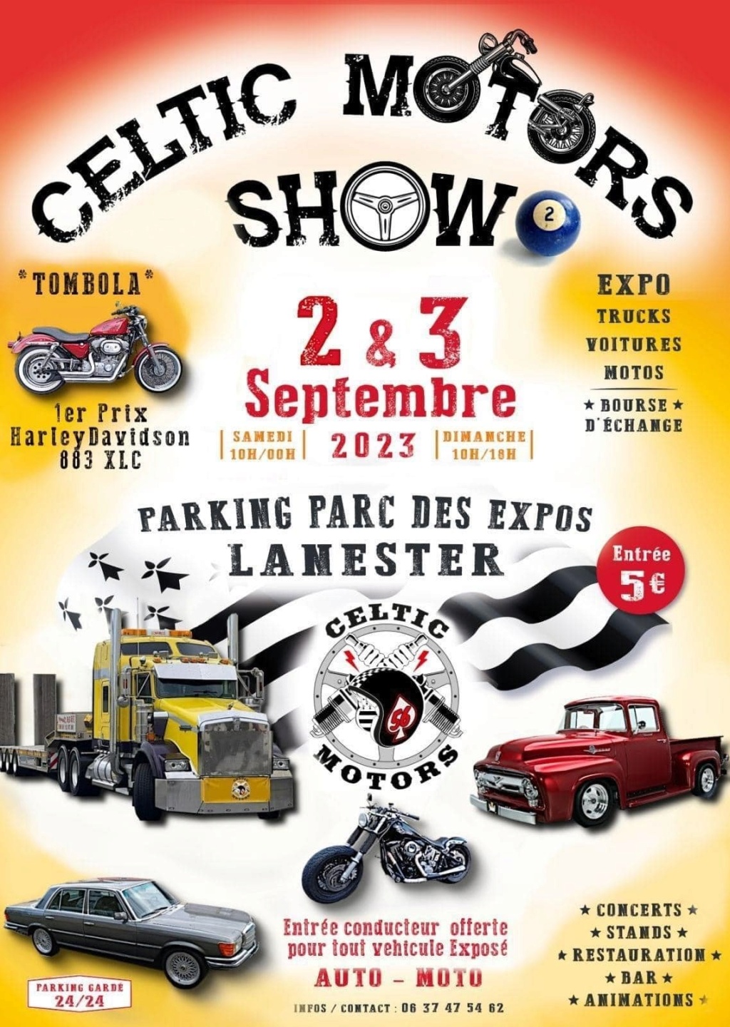MANIFESTATION - Celtic Motors Show - 2 & 3 Septembre 2023 - Lanester -  Visuel12