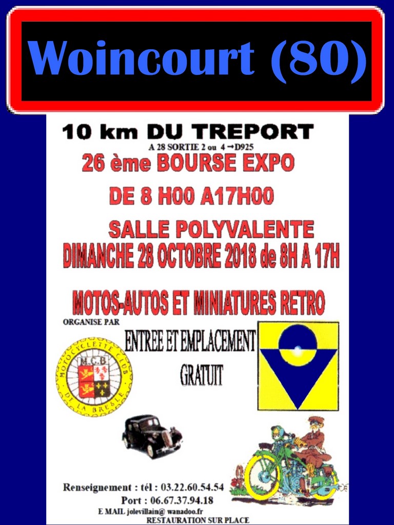 Bourse - Dimanche 28 octobre 2018 - Woincourt (80) Woinco10