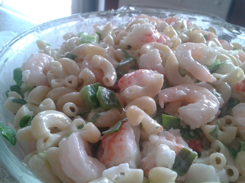 Salade de macaronis aux fruits de mer d'Ema 2012-118