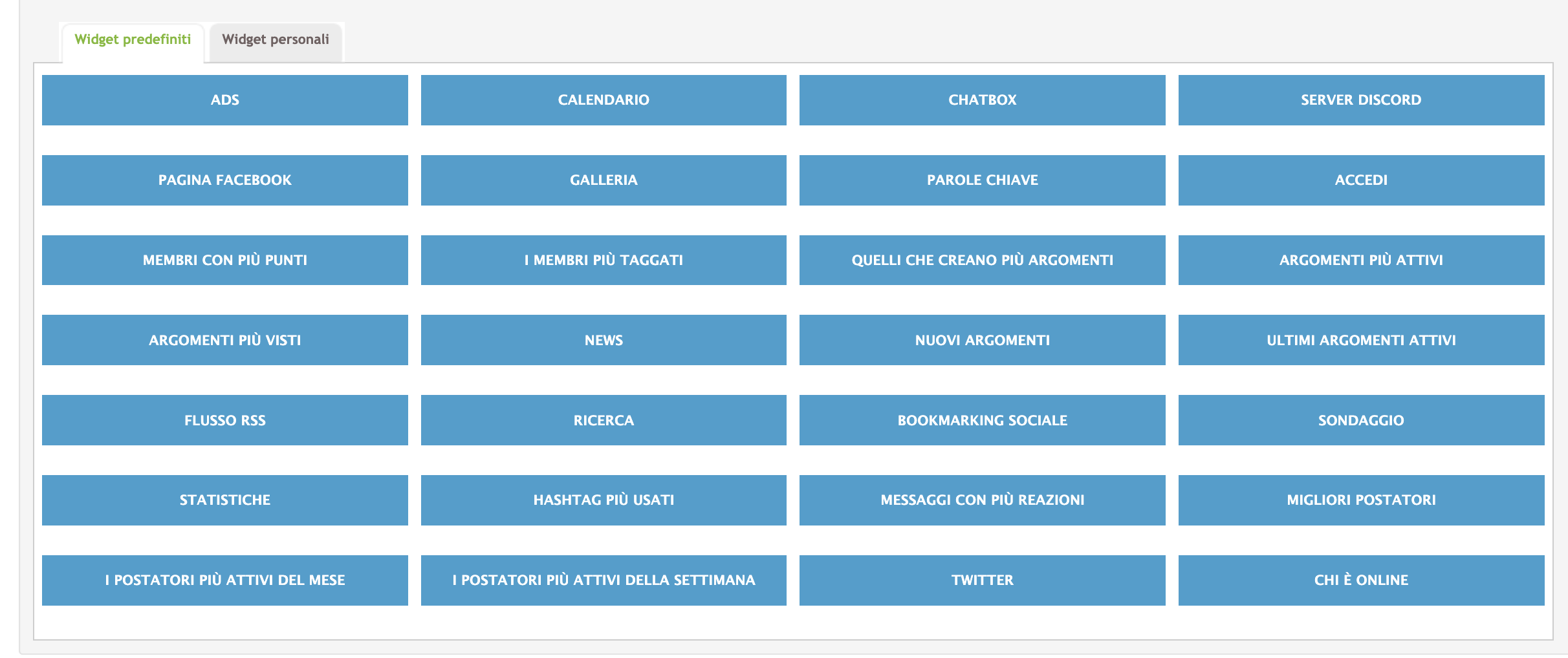 modificare il portale Screen16