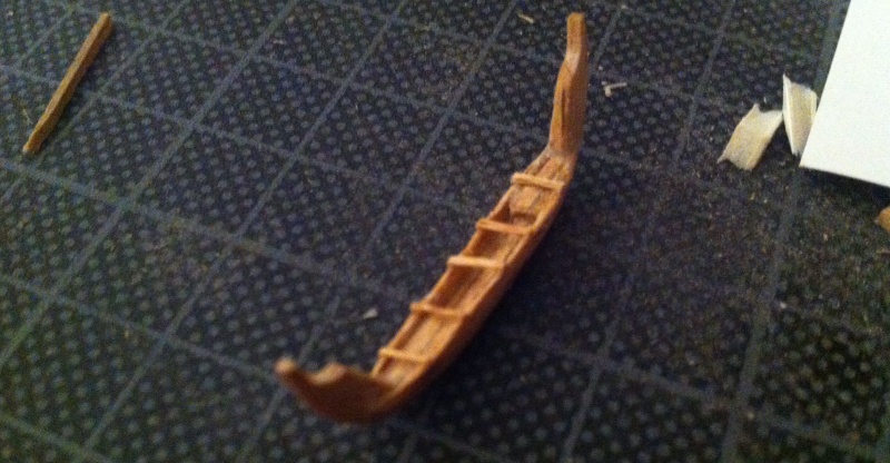 Wikingerboot (Spielzeug) für Skuldelev 3 Maßstab 1:20:20 = 1:400 Img_3014