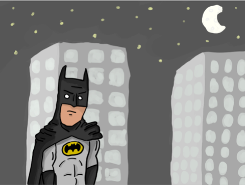 1er dessin :Batman