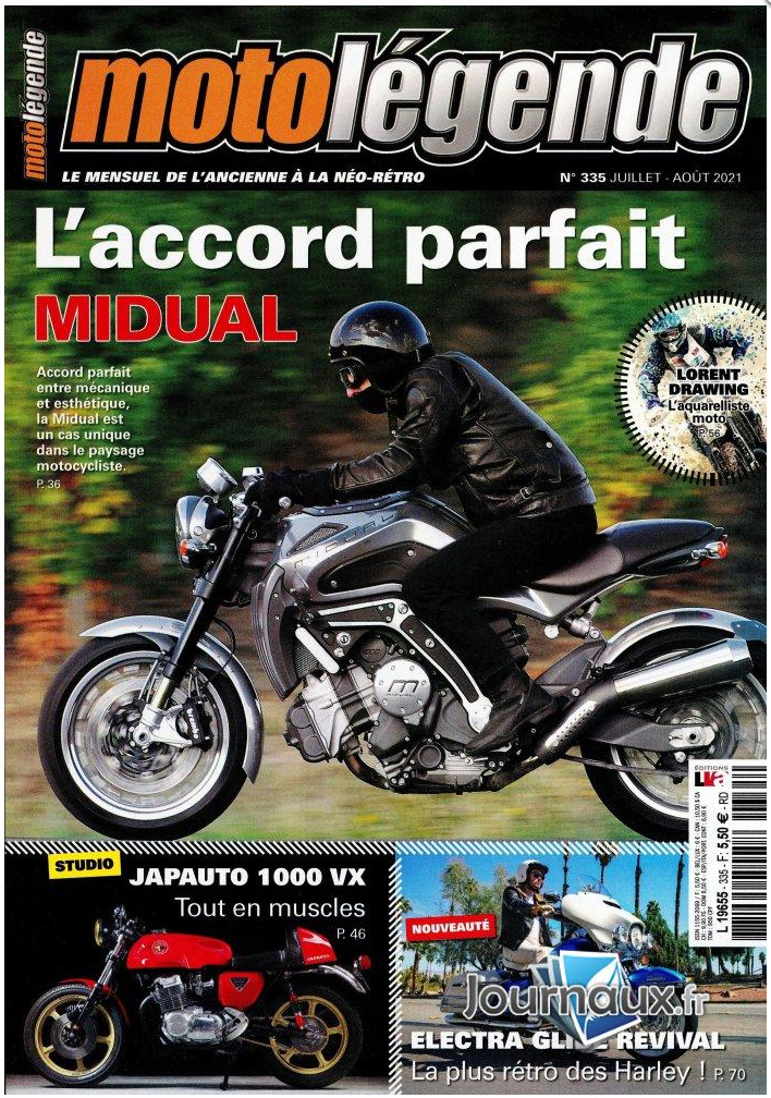 Moto-Légende # 335 Juillet-Août de l'An Deux Covidien Captur39