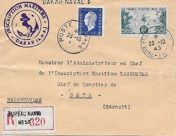 naval - N°53 - Bureau Naval de Dakar 5310