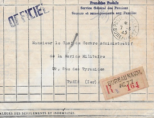 N°77 - Bureau Naval de Cherbourg 7710