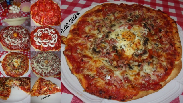 Pizza aux champignons.bacon.mozzarella. Pizza_11