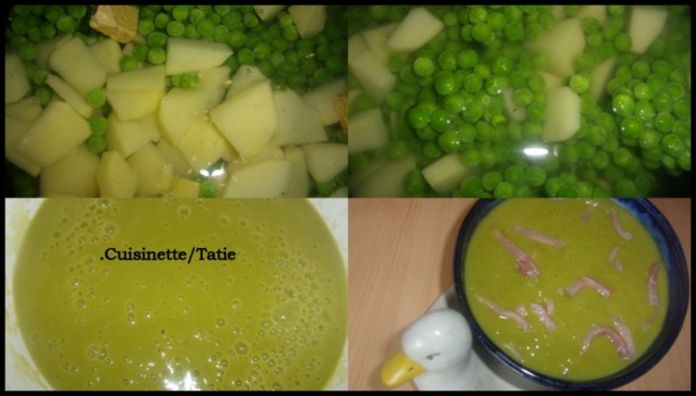 Cookéo : Soupe aux pois, pomme de terre et bacon Soupe_10