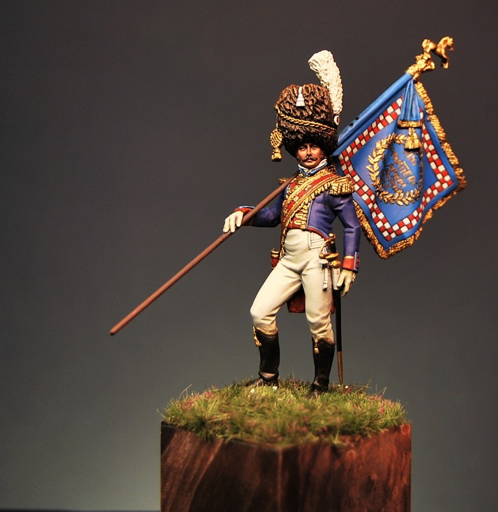 Grenadier of the Royal Guard Standard Bearer Officer, Kingdom of Naples Dsc_0047