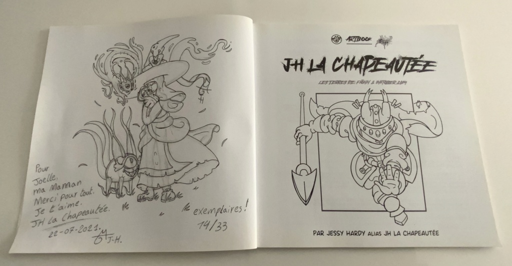 Les dédicaces de mon artbook "JH la Chapeautée - Les Terres de Fiönn & Inktober 2019" 0d3f1410