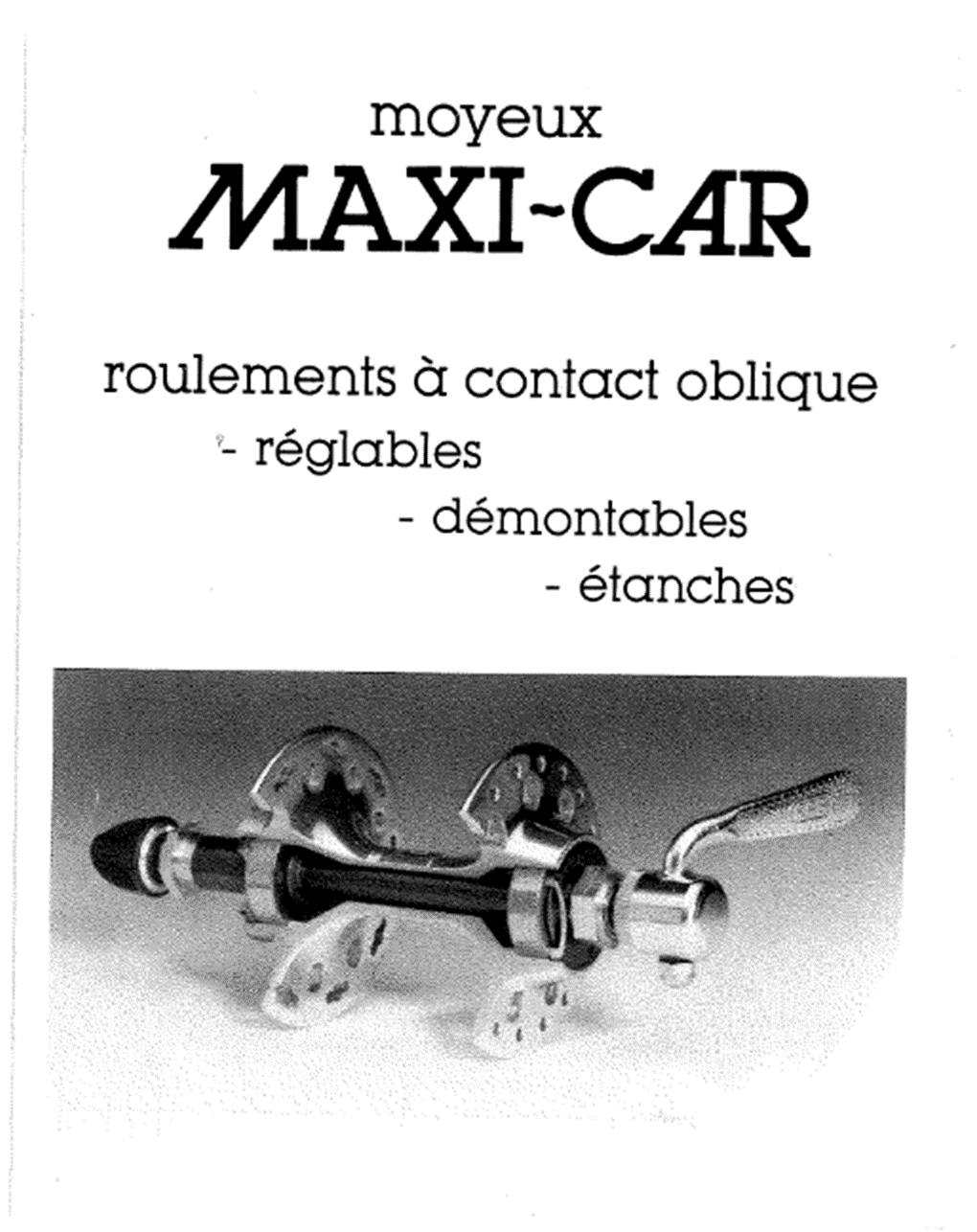 Moyeux MAXI-CAR M110