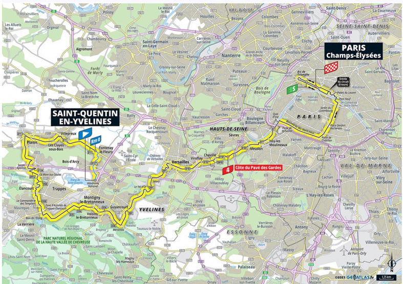 Dernière Etape du Tour de France St Quentin en Yvelines le 23/07/2023 Thum1130