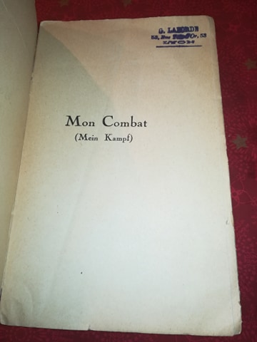 Mein kampf edition latine 1934 réservé aux collaborateurs 13313210