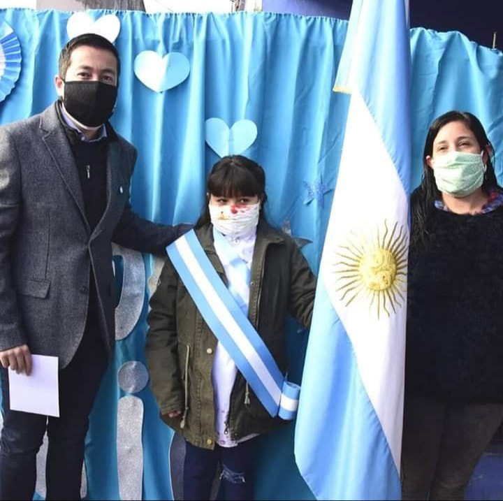 Malvinas Argentinas: promesa a la Bandera. 00222