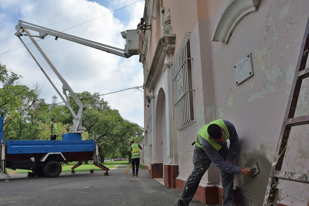 Luján: trabajos de mejoras en el Campo Municipal. 5845410