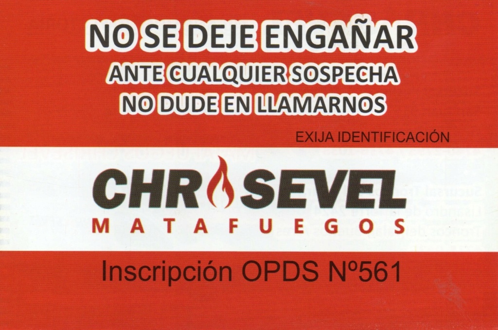 SEGURIDAD - Tu seguridad tiene nombre: Chrisevel Aviso290