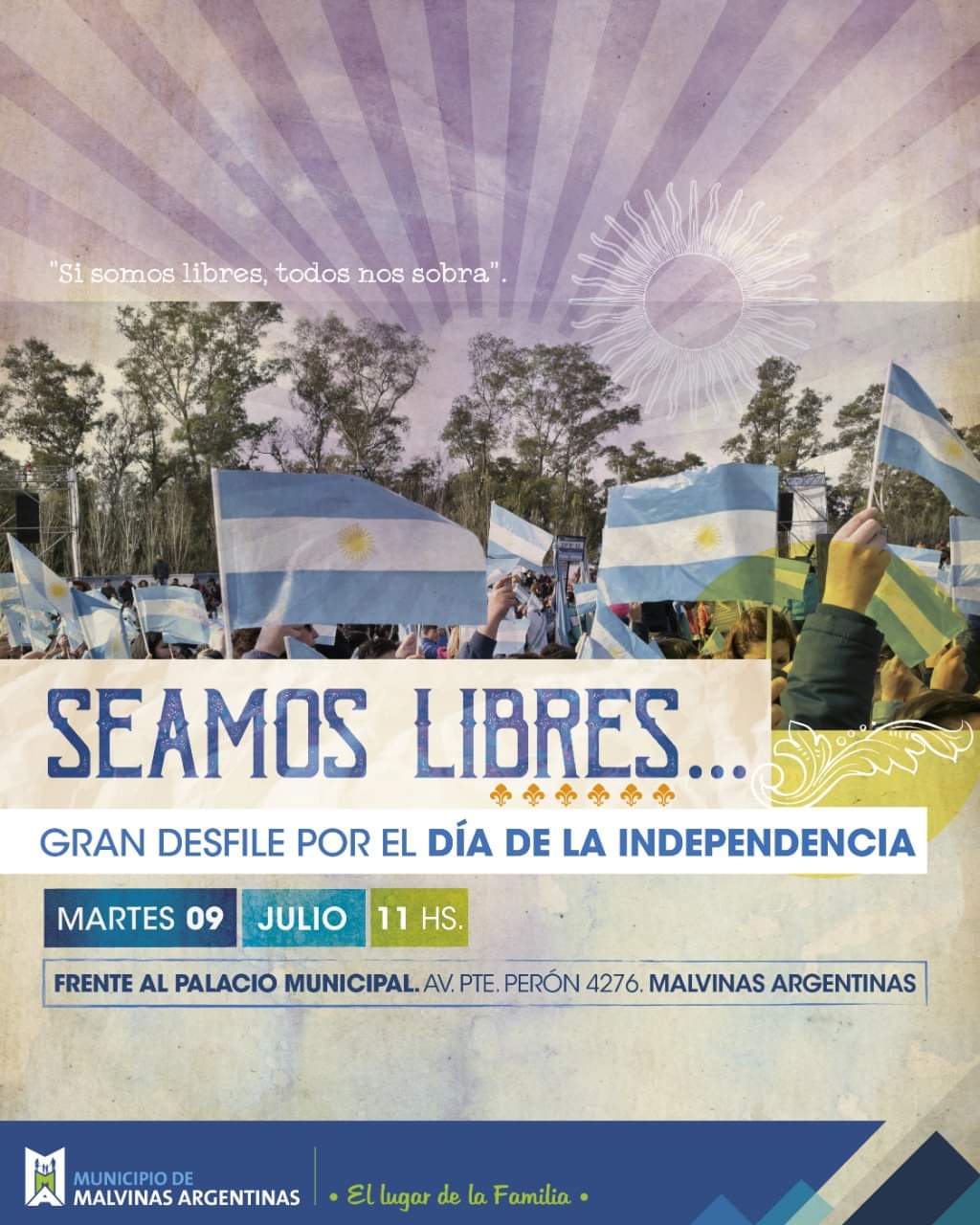 Malvinas Argentinas: A horas del desfile. Fb_img15