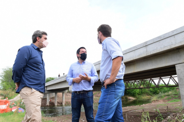 Mercedes: el nuevo puente que conecta con Luján está en su etapa final de obra. Image-11