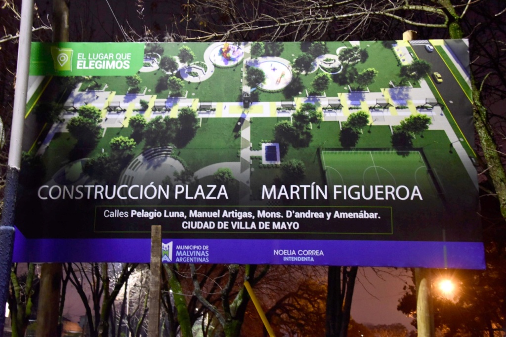Malvinas Argentinas: inicio de obra de la Plaza “Martín Figueroa”. Img-2337