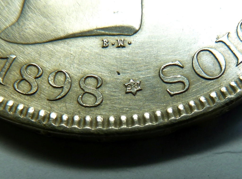 1898 - 5 pesetas de Alfonso XIII, 1898. Error M de Maura al reves P1160119