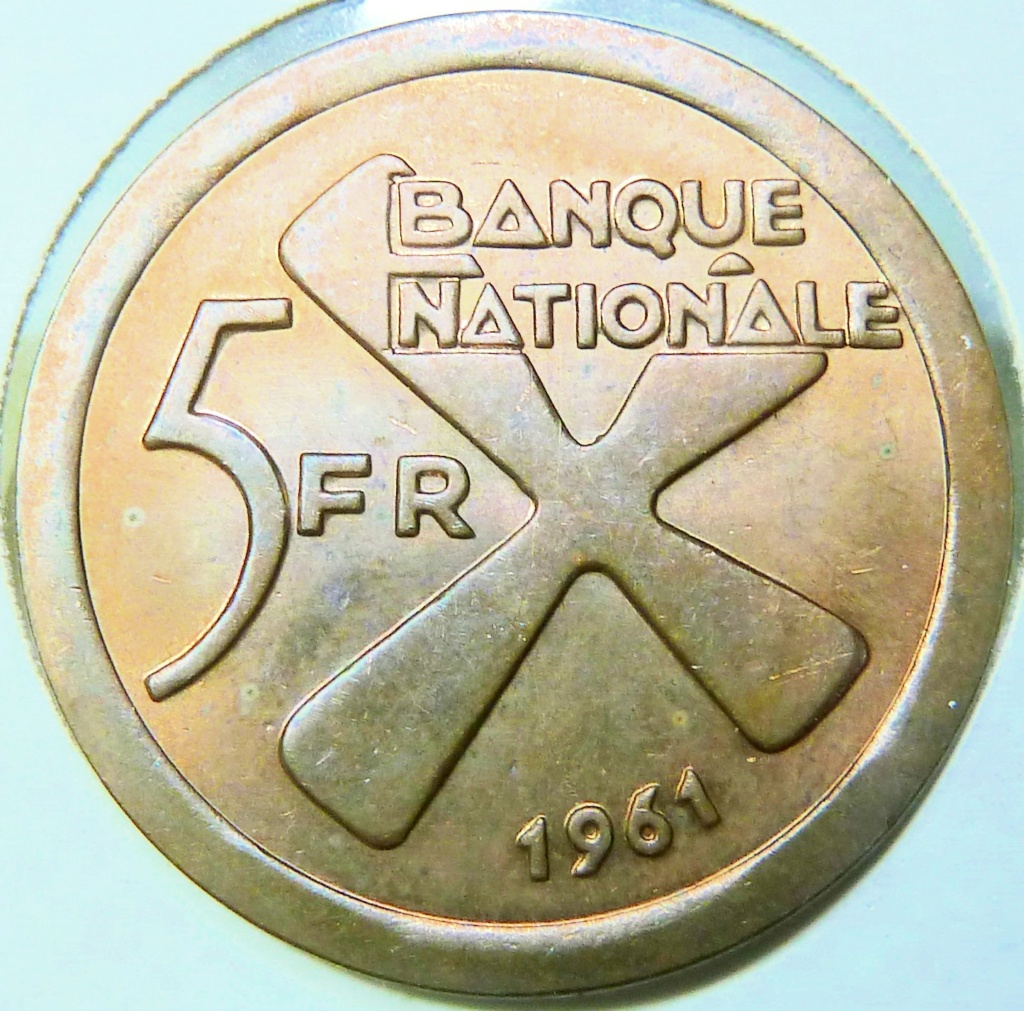 5 francos. Katanga. 1961 P1180322