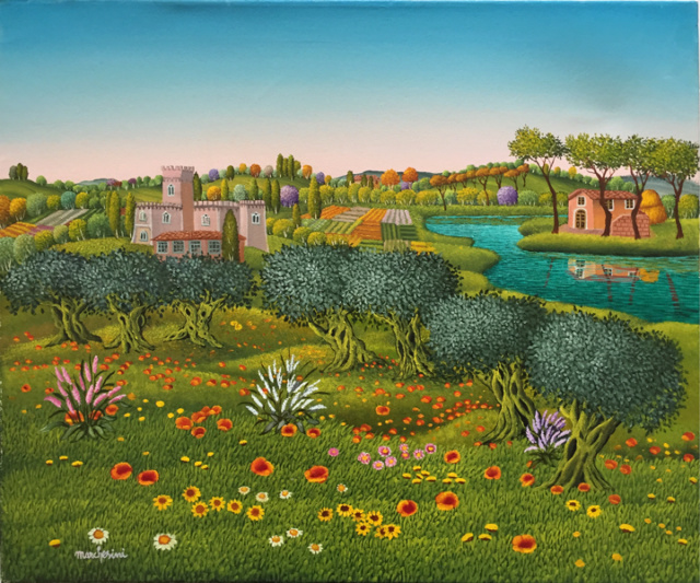 L'eau paisible des ruisseaux et petites rivières Castel10