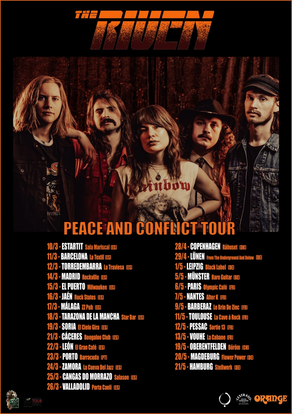 The Riven - Peace And Conflict (2022) 70 Hard Rock, Heavy Blues desde Suecia. 1c503