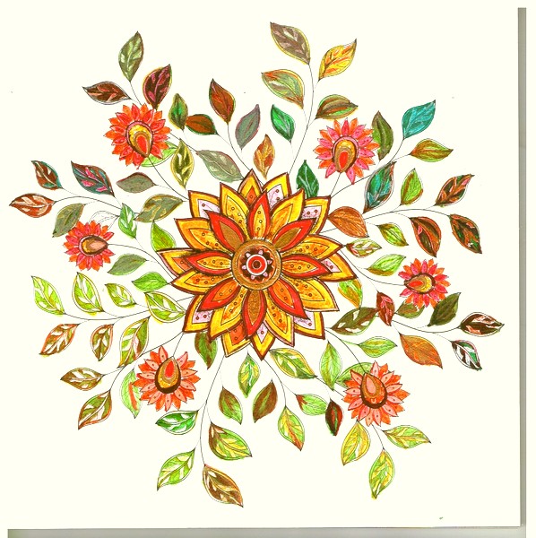 Défi de septembre 2022 : Des couleurs automnales - Page 4 Fleurs10