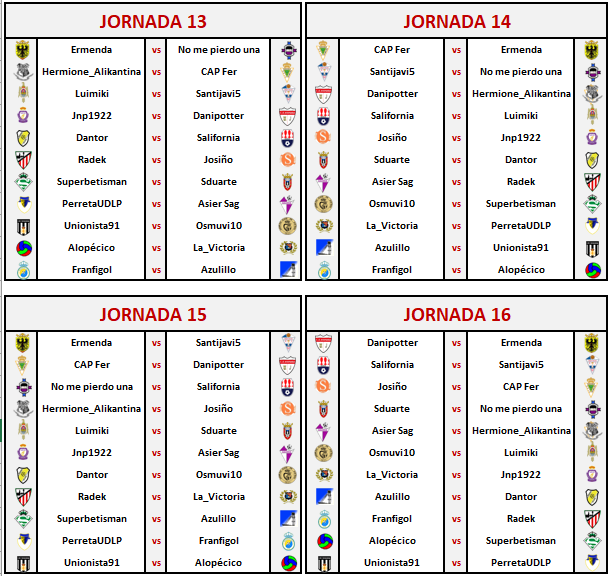 CALENDARIO 2018/2019  J1310