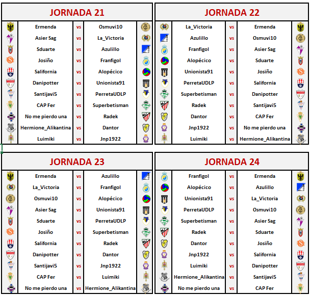 CALENDARIO 2018/2019  J2110