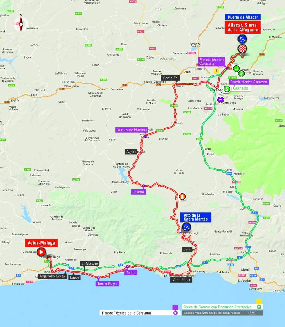 Vuelta 2018 Carte13
